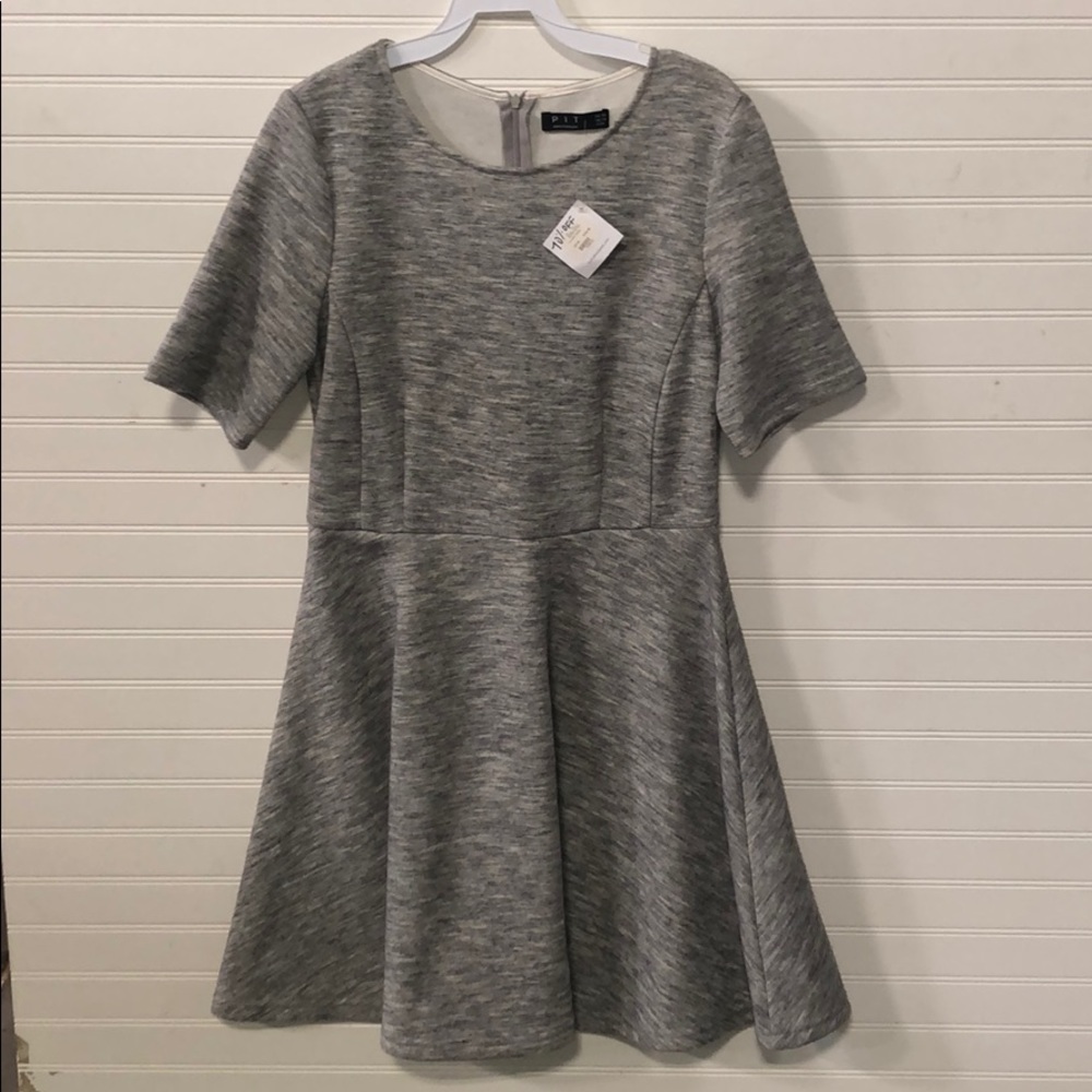 P I T AMSTERDAM grey dress